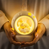 Moon LED Night Lamp with 3 Brightness Modes & Touch Contro